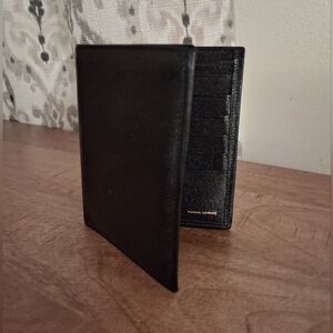 SOLD Leather Bi-Fold Card Wallet - Pinseal Cowhide